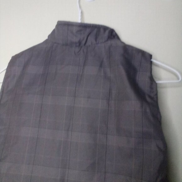 Kenneth Cole Reaction Puffer Vest Boys 3T Toddler Sleeveless Zip Pocket Brown - Picture 2 of 12